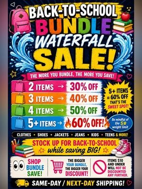 Back to School Mega Sale